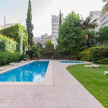 En El Corazon De Palermo Soho Hermoso Depto Familiar Para 4 Con Gran Piscina Y Jardin Con Seguridad 24 Hs Cochera Aparte Opcional En El Edificio Buenos Aires Exterior photo