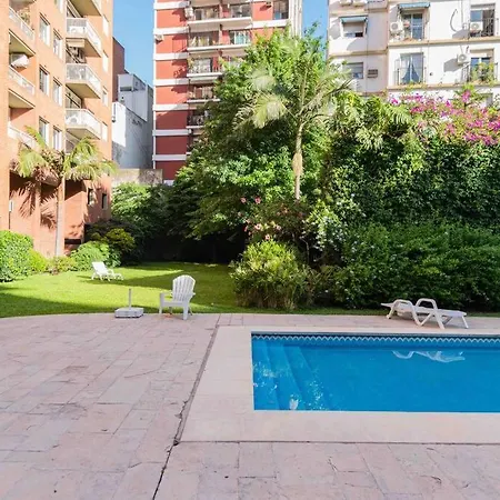 En El Corazon De Palermo Soho Hermoso Depto Familiar Para 4 Con Gran Piscina Y Jardin Con Seguridad 24 Hs Cochera Aparte Opcional En El Edificio Buenos Aires Exterior photo