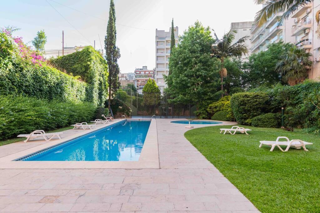 En El Corazon De Palermo Soho Hermoso Depto Familiar 4 Con Gran Piscina Y Jardin Con Seguridad 24 Hs Cochera Aparte Opcional En El Edificio